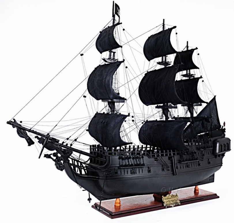 Exclusive Edition of Pirates of the Caribbean-Inspired Black Pearl Model Pirate Ship