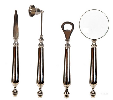 Four-in-One DTcor Piece with Magnifie, Letter Opener, Bottle Opener, and Candle Snuffer