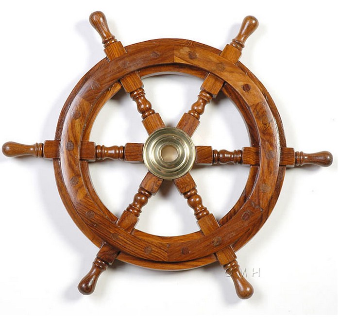 Rosewood Ship Wheel-36 inches