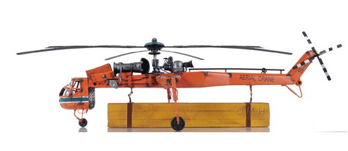 Sikorsky S-64 Skycrane Aerial Crane Lifting Model Helicopter