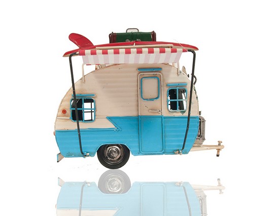 Two-in-One Classic Camper Model-Inspired Photo Frame and Piggy Bank