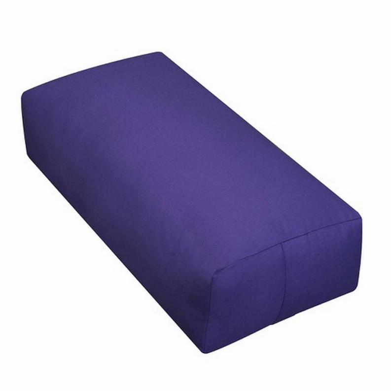 Cotton Rectangular Yoga Bolsters - Deluxe Fabric