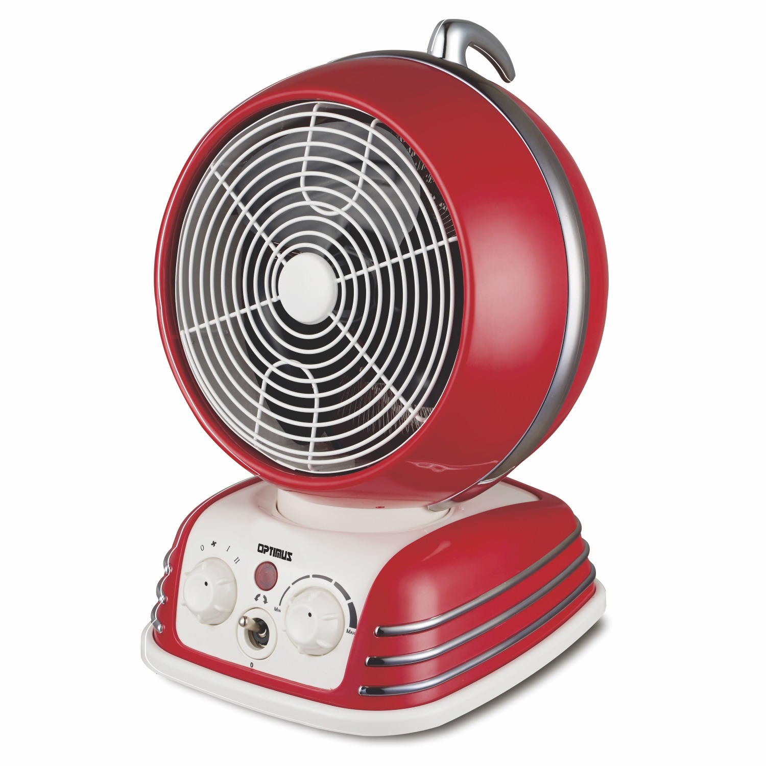 H1418Retro Design Oscillating Fan Heater With 2