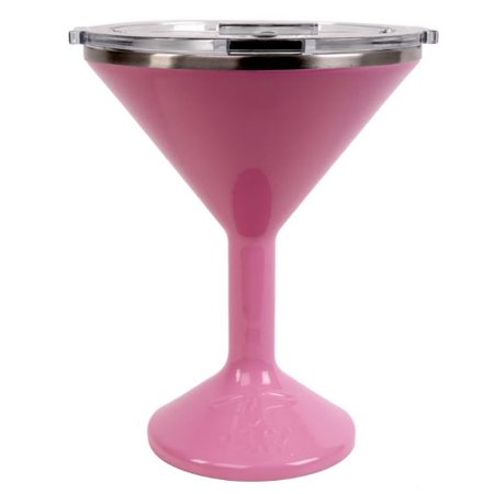 ORCA TINI INSULATED MARTINI GLASS 8OZ. DUSTY ROSE