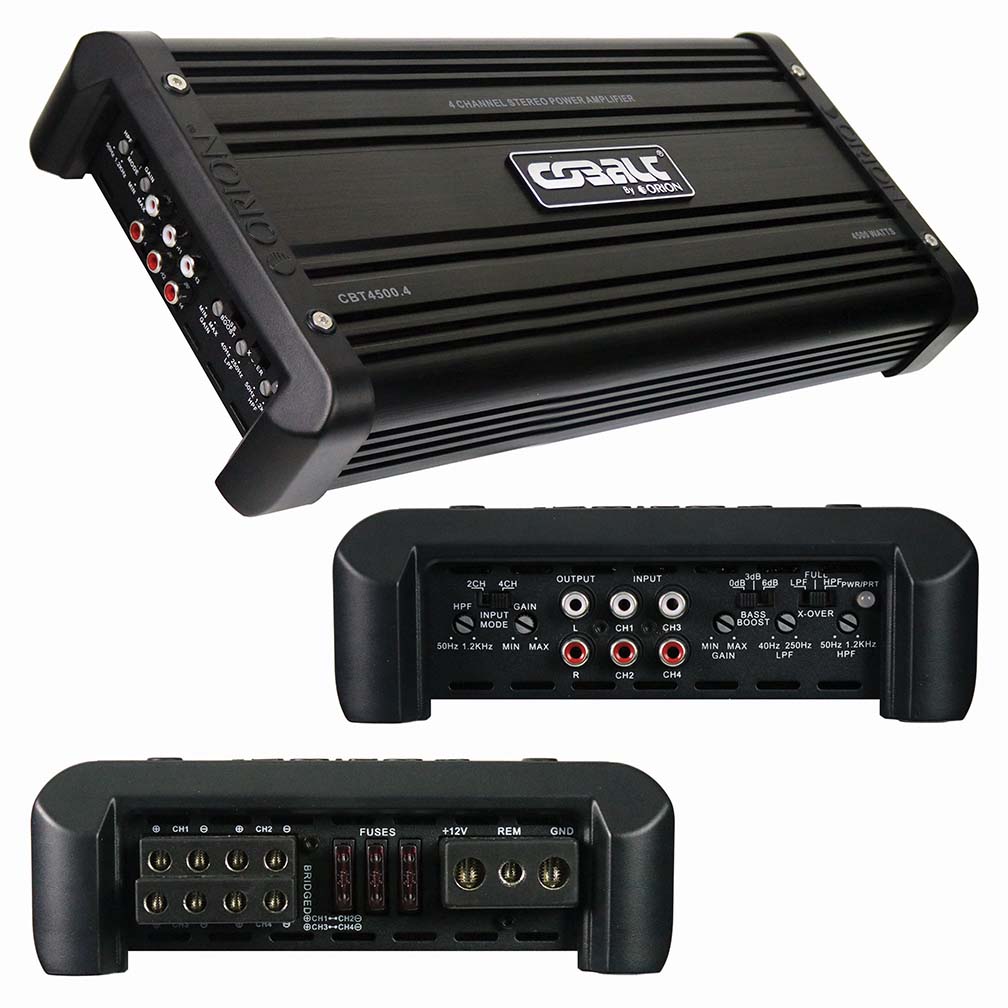 Orion Cobalt 4 Channel Amplifier 4500 Watts Max