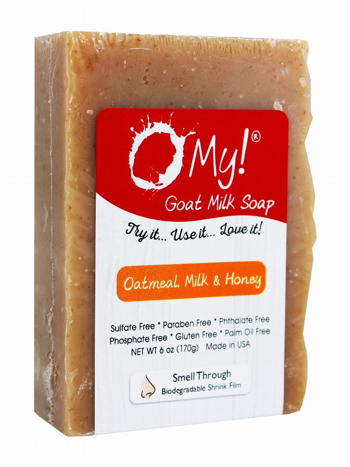 O My! Goat Milk Soap Bar - 6ozOatmeal Milk & Honey