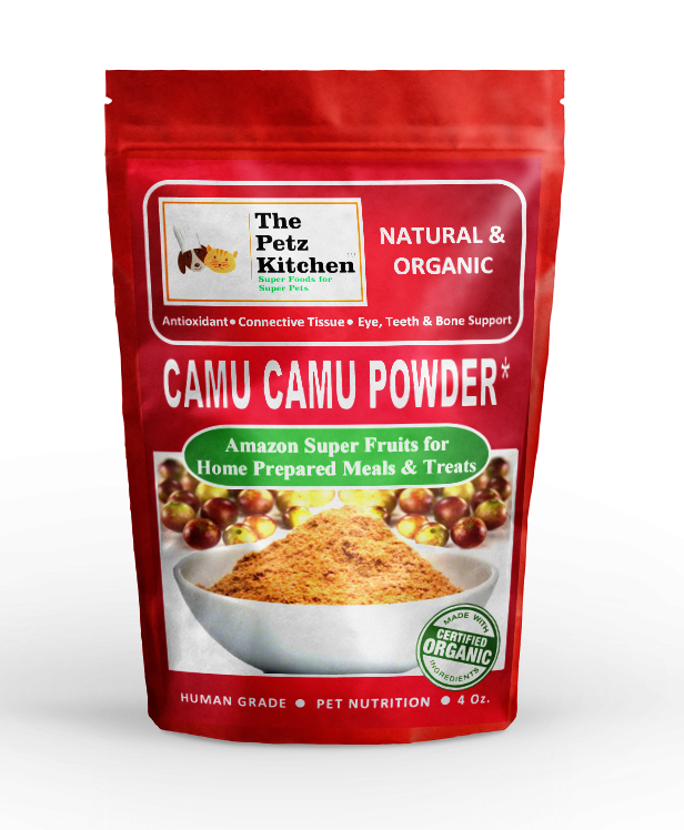 Camu Camu Extract Joint Teeth & Eye Support* The Petz Kitchen - Organic Human Grade Ingredients For Home Prepared Meals & Treats