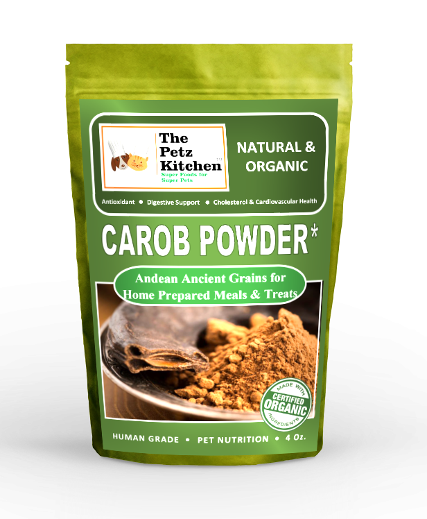 Carob Antioxidant Digestive & Cardiovascular Support* The Petz Kitchen - Organic Raw & Human Grade Ingredients For Home Prepared