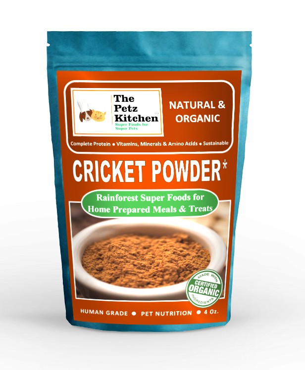 Cricket Flour Omega 3 & 6 Complete Protein* Eco-Conscious Usda Organic Cricket Flour* The Petz Kitchen - Organic & Human Grade I