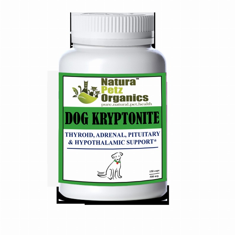 Dog And Cat Kryptonite Adrenal, Thyroid, Pituitary & Hypothalamic Support* - DOG/ Kryptonite 150 caps / 500 mg