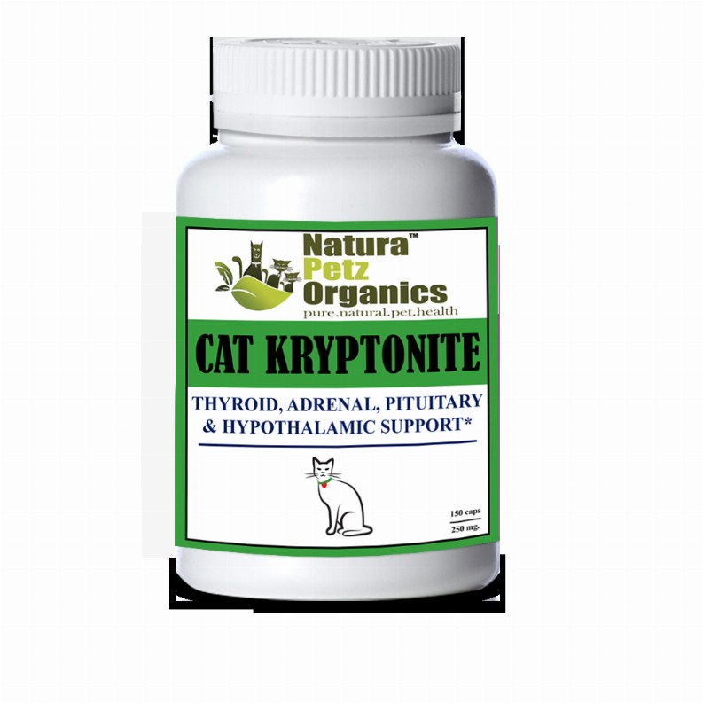 Dog And Cat Kryptonite Adrenal, Thyroid, Pituitary & Hypothalamic Support* - CAT/ 150 caps /  250 mg