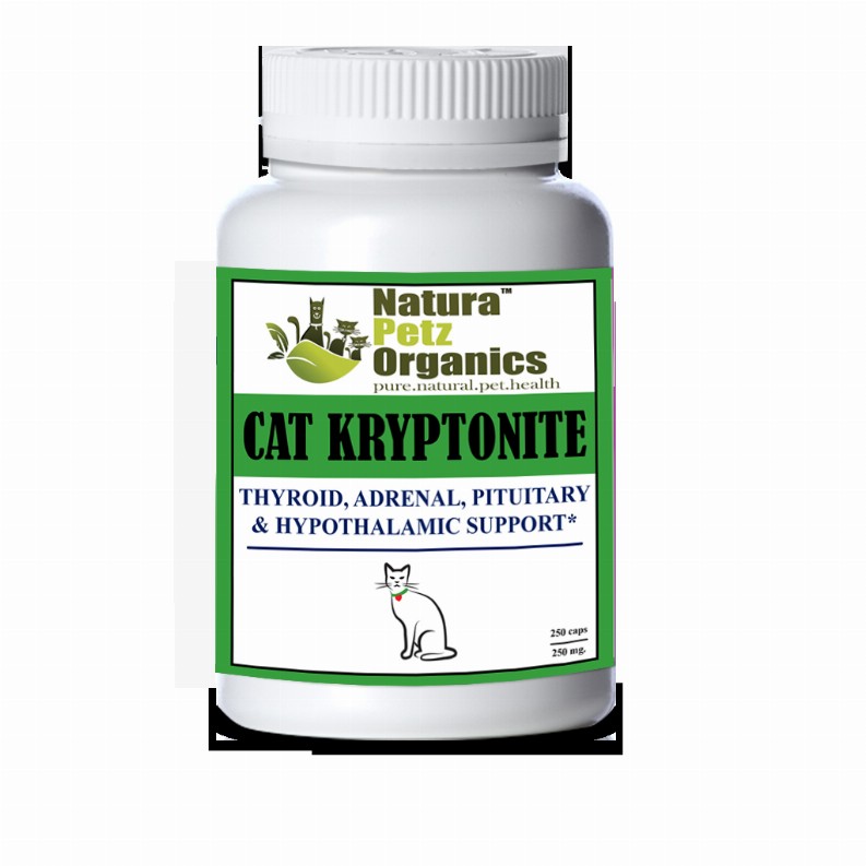 Dog And Cat Kryptonite Adrenal, Thyroid, Pituitary & Hypothalamic Support* - CAT/250 caps /  250 mg