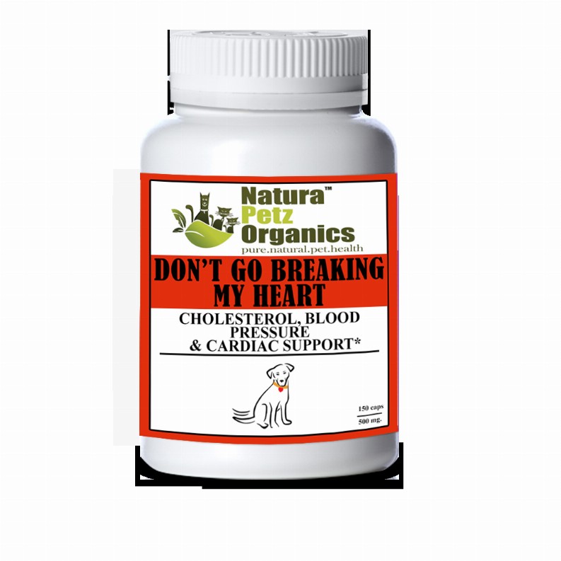 Don'T Go Breaking My Heart Cholesterol, Blood Pressure & Cardiac Support* DOG/ 150 caps / 500 mg. 