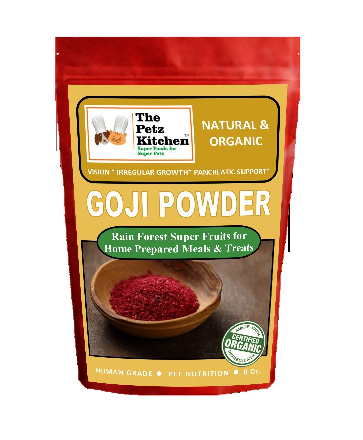 Goji Powder - Vision, Irregular Growth & Pancreatic Support* The Petz Kitchen