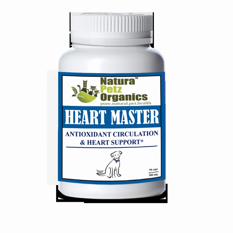 Heart Master Max Antioxidant Master Blend Heart & Circulation Support* Dogs Cats - DOG 150 caps - 500 mg. Size 1 Capsule