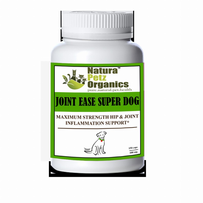 Joint Ease Max Super Dog Super Cat Maximum Strength Hip Joint & Inflammation Support* - DOG / 150 caps / 600 mg