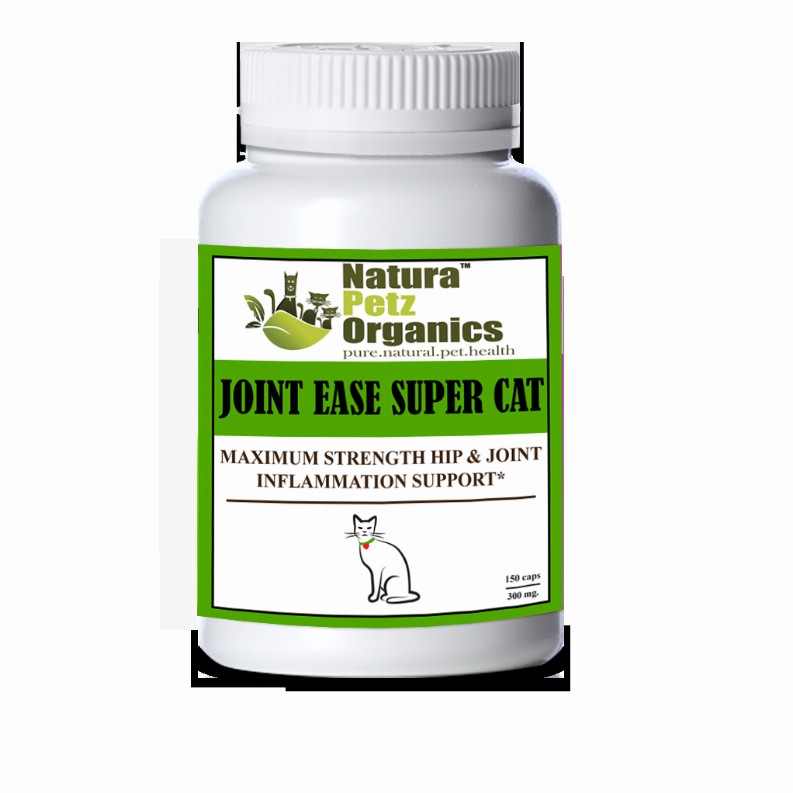 Joint Ease Max Super Dog Super Cat Maximum Strength Hip Joint & Inflammation Support* - CAT / 150 caps / 300 mg