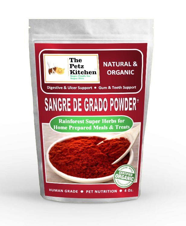 Sangre De Grado - Wound & Infection Support* The Petz Kitchen - Organic & Human Grade Ingredients & Shakers For Home Prepared Me