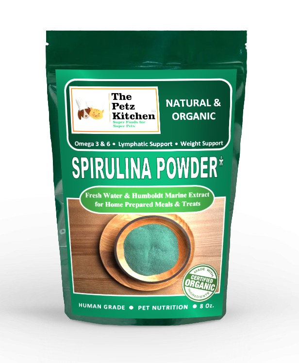 Spirulina* Omega 3 & 6 Lymphatic, Weight & Probiotic Immune Support* The Petz Kitchen