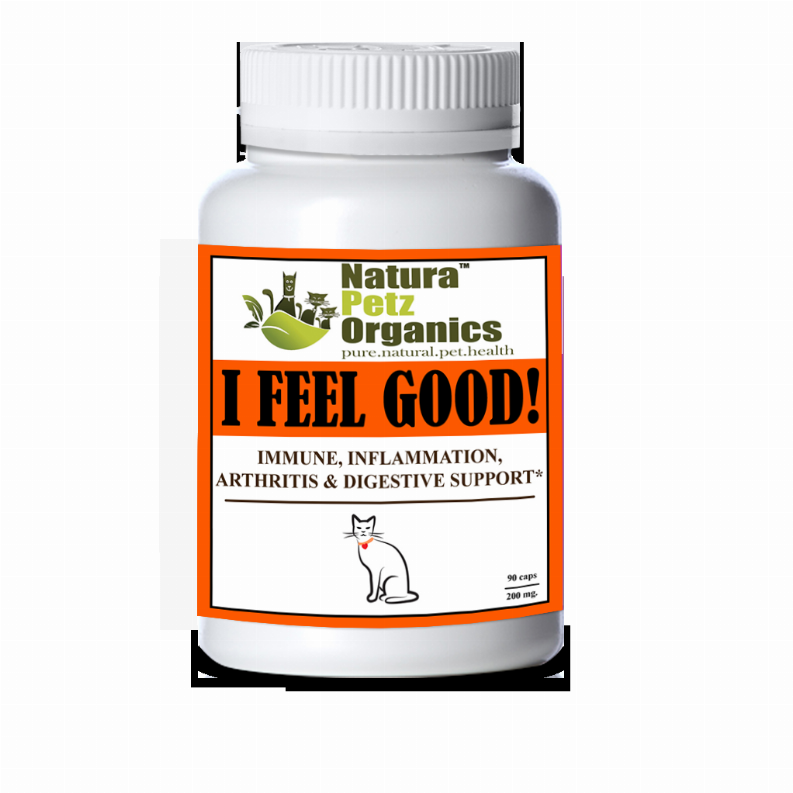 I Feel Good - Immune, Inflammation, Joint & Digestive Support* Dogs And Cats CAT 90 caps / 250 mg 