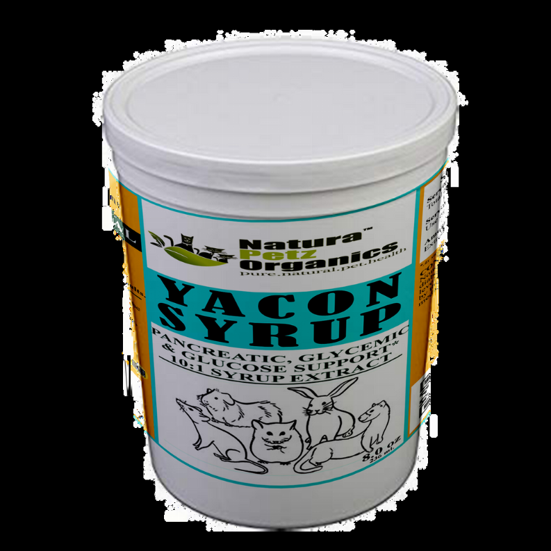 Yacon Leaf Syrup - Pancreatic Support* 10:1  The Petz Kitchen  Yacon Syrup 10:1 Alcohol Free  For Dogs & Cats* Meals & Treats