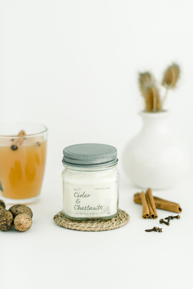 Fall/Winter Collection Candle - 8oz CandlesCider & Chestnuts