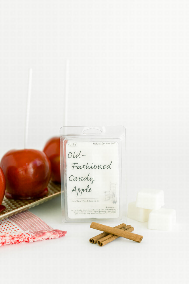 Fall/Winter Collection Candle - 6oz Wax MeltsOld-Fashioned Candy Apple