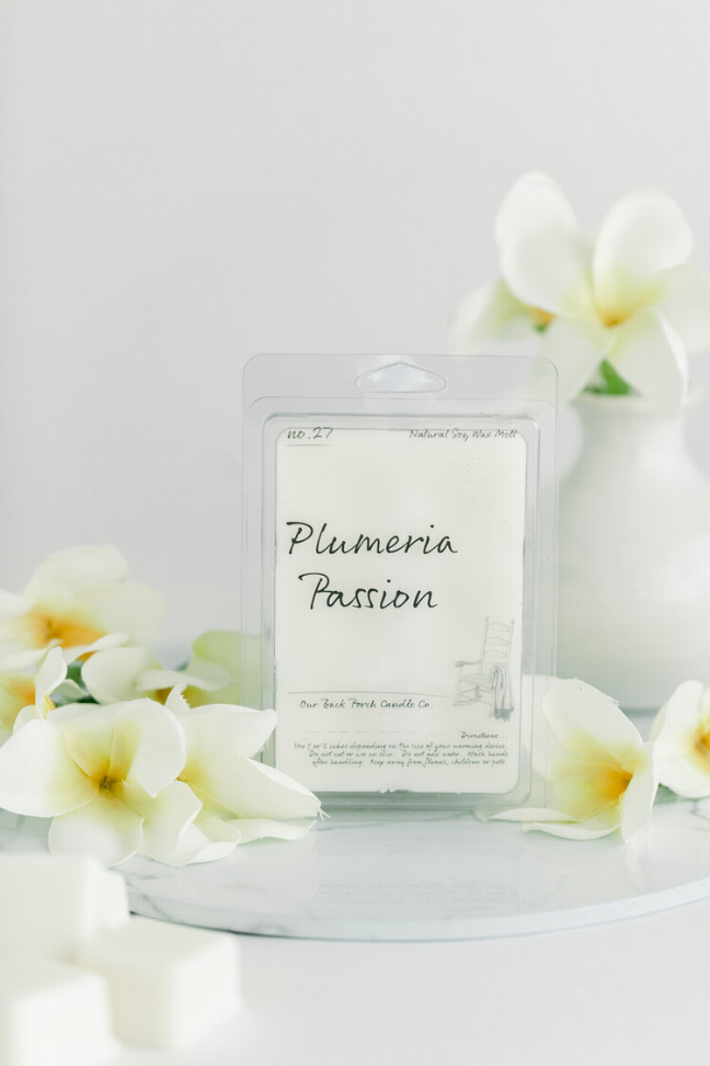 Nature Collection Candle - 6oz Wax MeltsPlumeria Passion