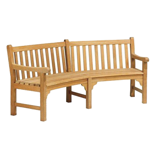 Oxford Garden Designs Essex Curved Bench - 83"