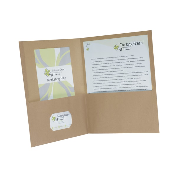Pendaflex Oxford Letter Recycled Pocket Folder - 8 1/2" x 11" - 100 Sheet Capacity - 2 Pocket(s) - Fiber - Natural - 100% Recycl