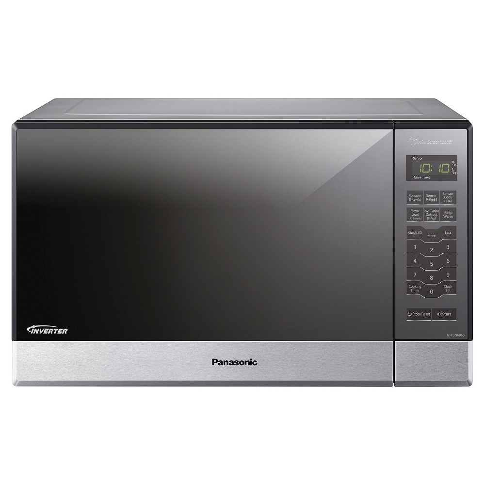 1.2 Cu. Ft. 1200 Watt, Stainless Front & Silver Body, 5 Tactile, Microwave Oven