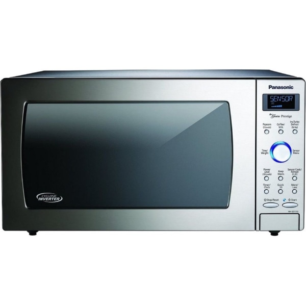 1.6 cu ft Cyclonic wave, Stainless Front & Silver Body, Dial Control