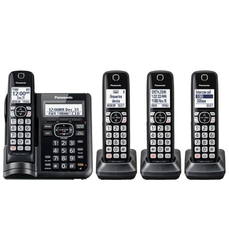 DECT 6.0,4HS,Range Boost,Noise Reduc,250Call Block,DK,TAD,Large LCD,Voic