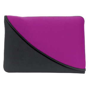 FlipIt! 10" Neoprene Netbook Sleeve - Purple/Black (Reversible to all Purple)