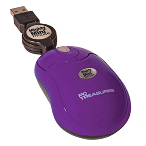 Retractable Mighty Mini Mouse - Purple