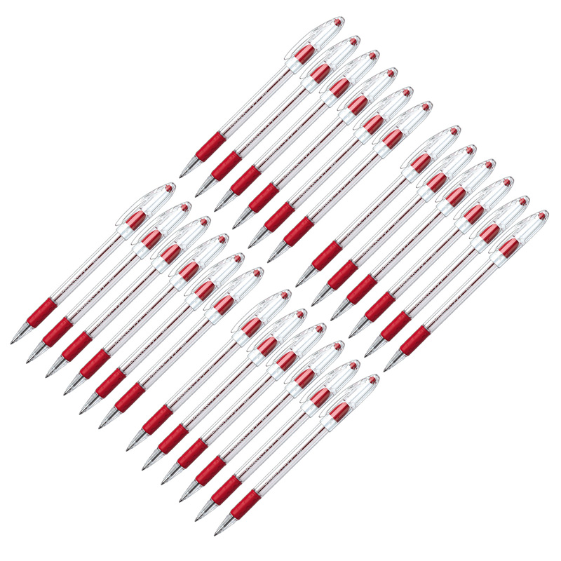 R.S.V.P. Ballpoint Pen, Fine Point, Red, Pack of 24