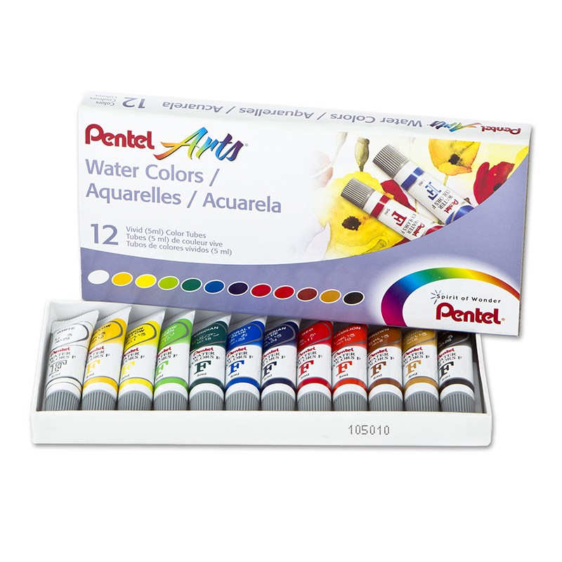 Arts Water Colors, Set of 12