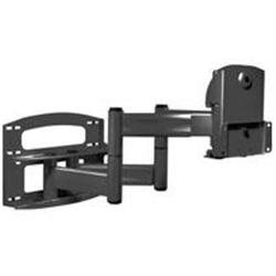 Articulating Dual-Arm Wall Mount with Vertical Adjustment for 42"-71"