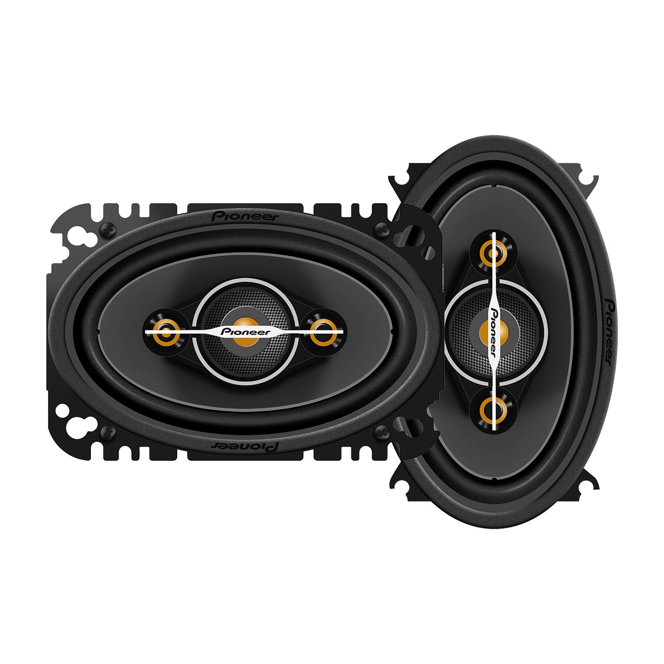 Pioneer 4x6" 4-Way Full Range Speakers (Shallow Mount) - 210 Watts Max / 30 RMS (Pair)