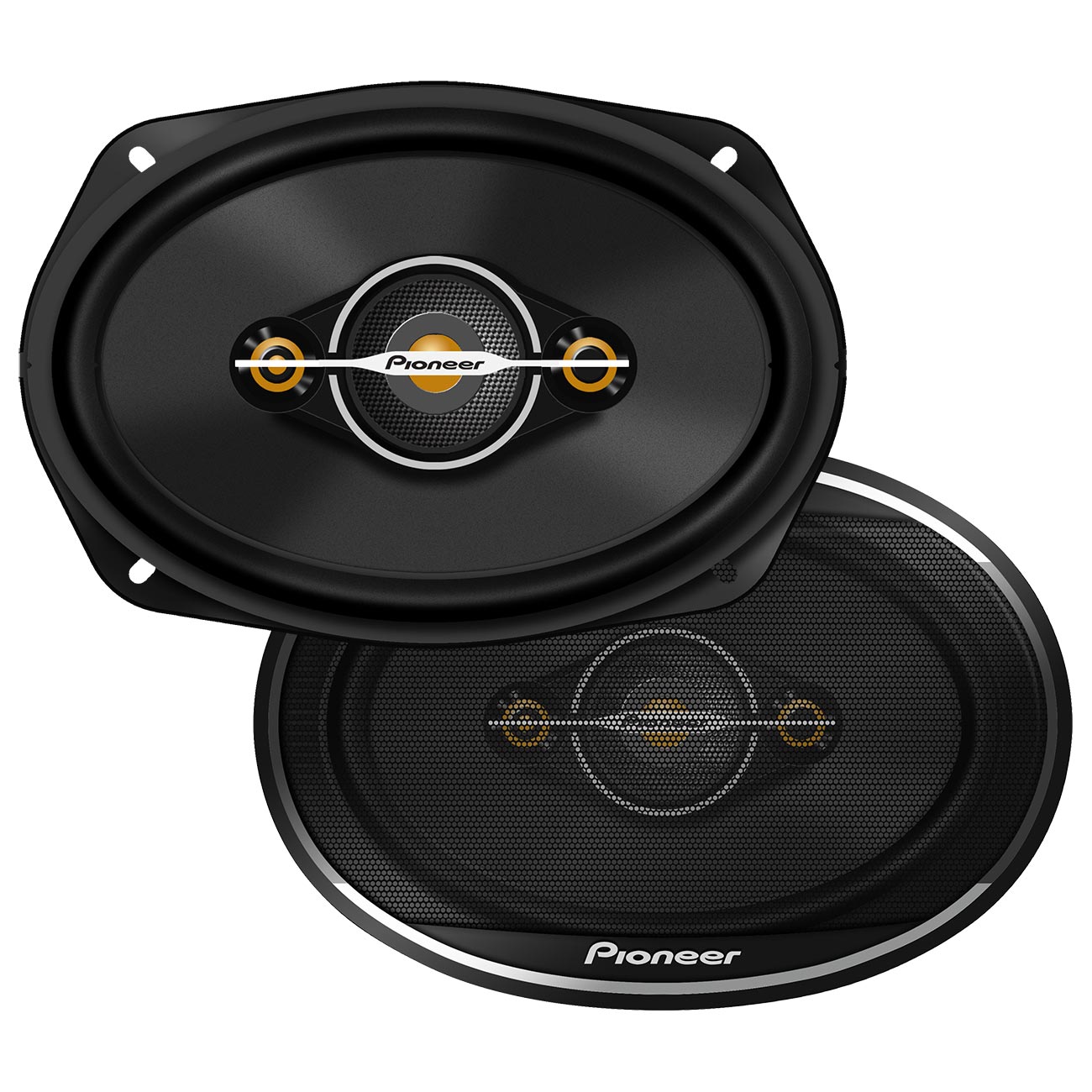 Pioneer 6x9" 4-Way Full Range Speakers (Shallow Mount) - 600 Watts Max / 100 RMS (Pair)