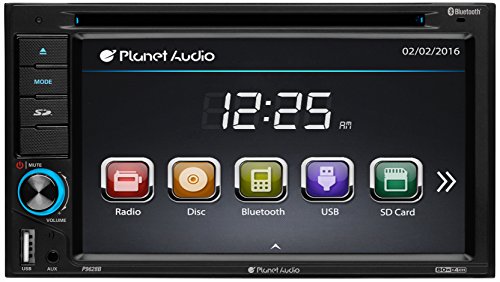 Planet Audio 6.2" D.Din Touchscreen DVD/BT
