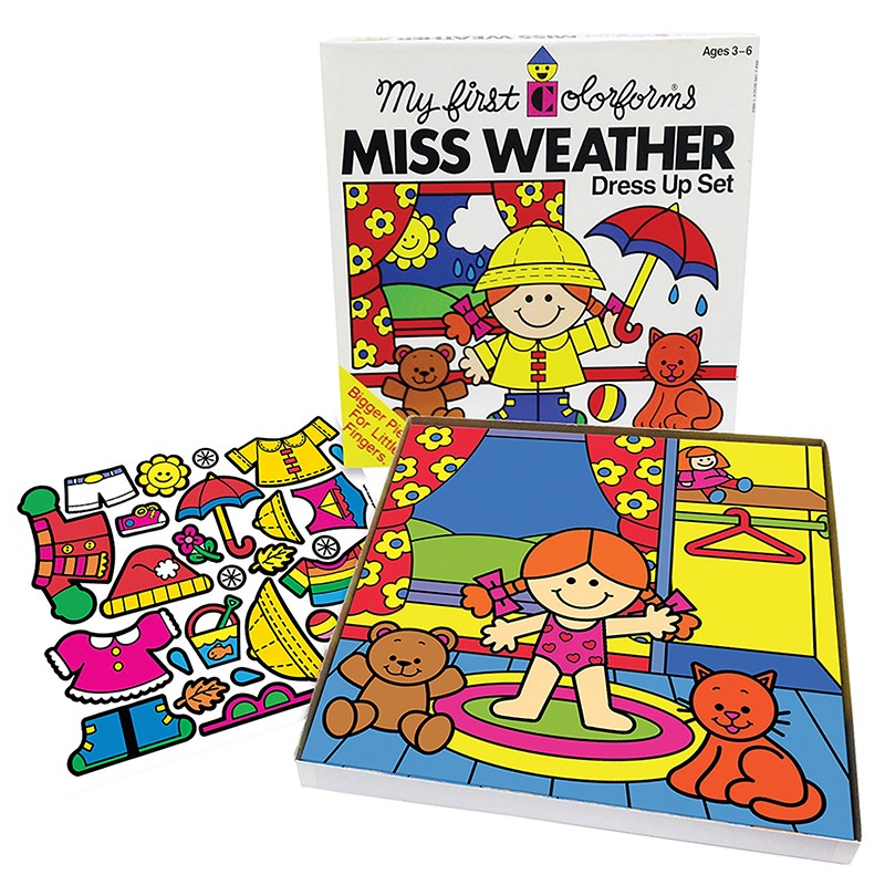 My First Colorforms Miss Weather Dress Up Set