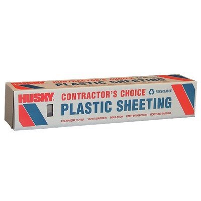 10Ft. x 100Ft. 4 Mil Polyethylene Clear Plastic Sheeting, Clear