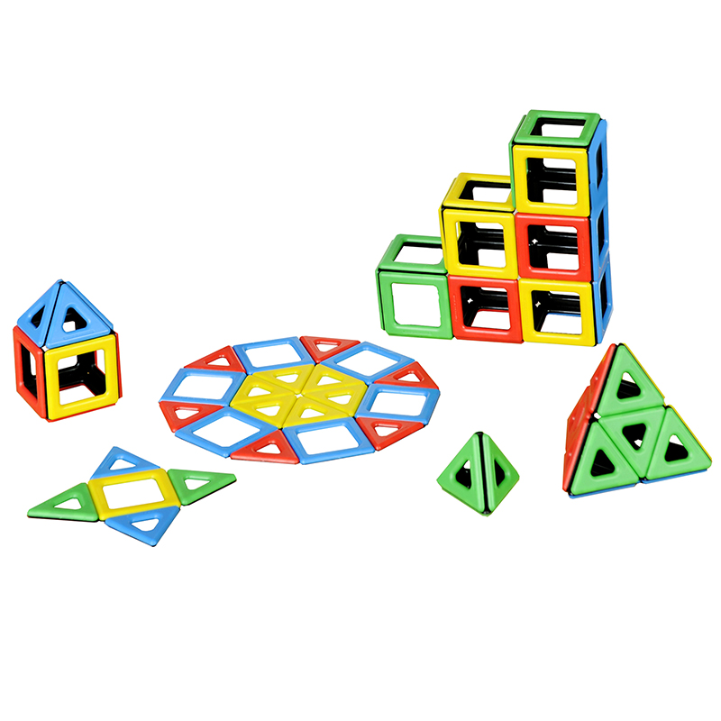 Magnetic Polydron Class Set, 96 Pieces