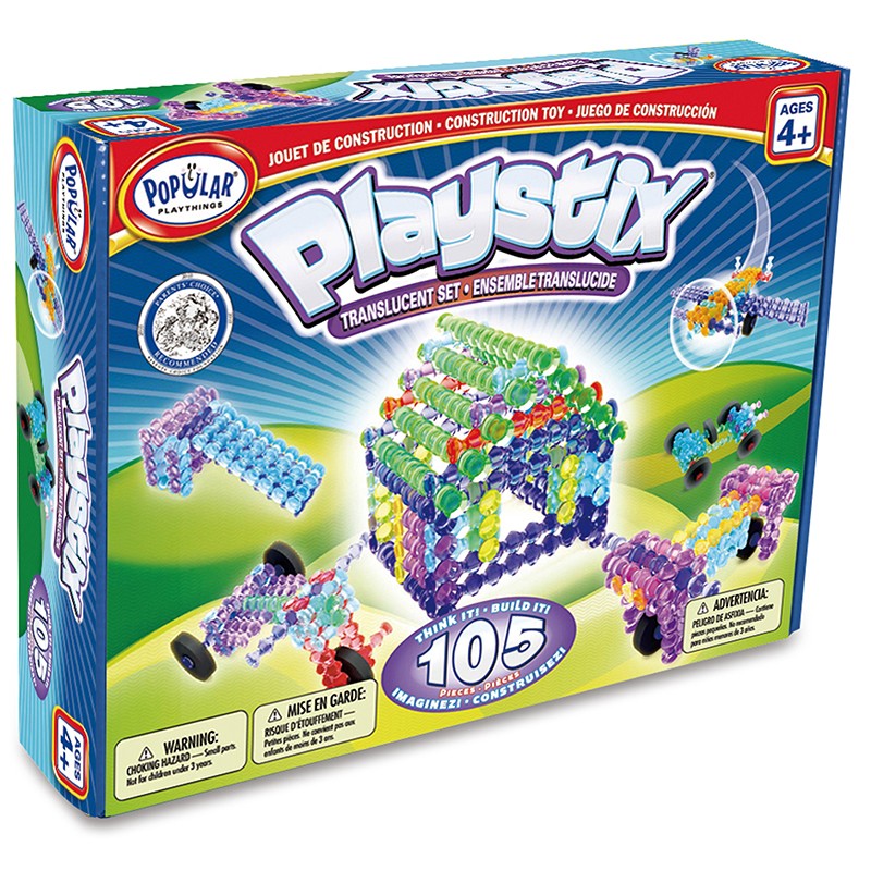 Playstix 105-Piece Translucent Set