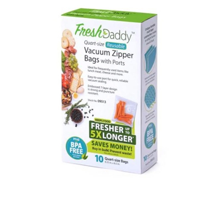 PRESTO 09513 FRESH DADDY QUART SIZE VACCUM SIPPER BAG