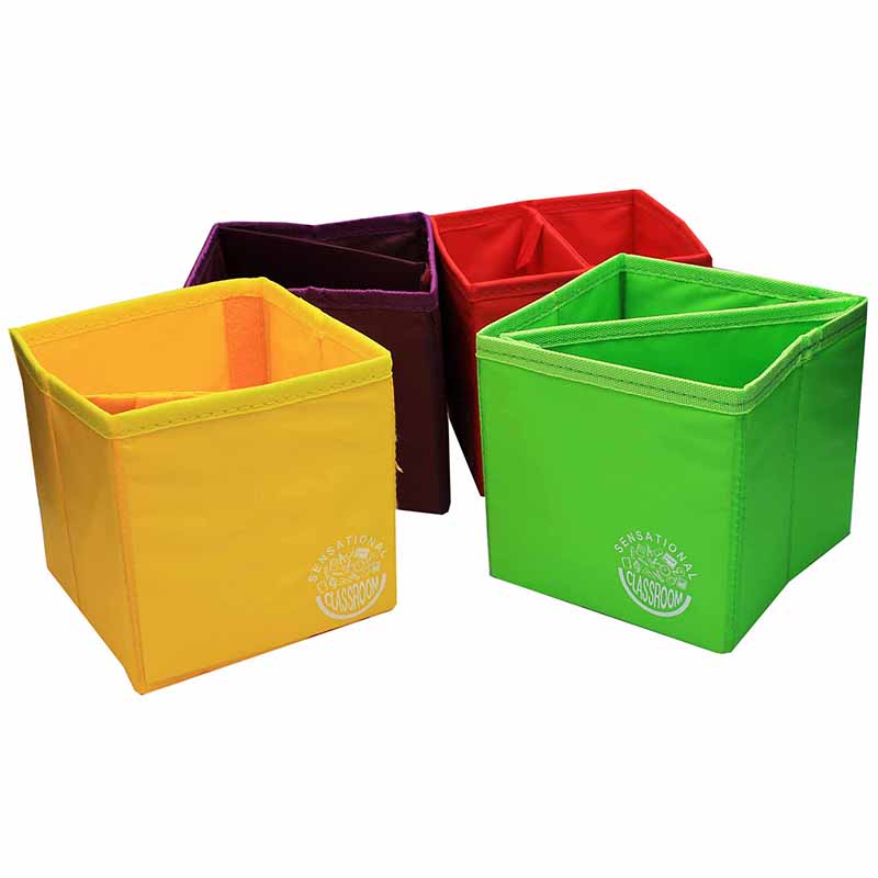 Essential Collapsible Storage Boxes, Set of 4