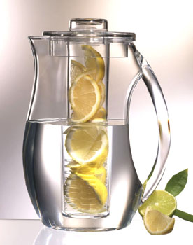 Prodyne FI3 Acrylic Fruit Infusion Pitcher 2.9Qt Removeable