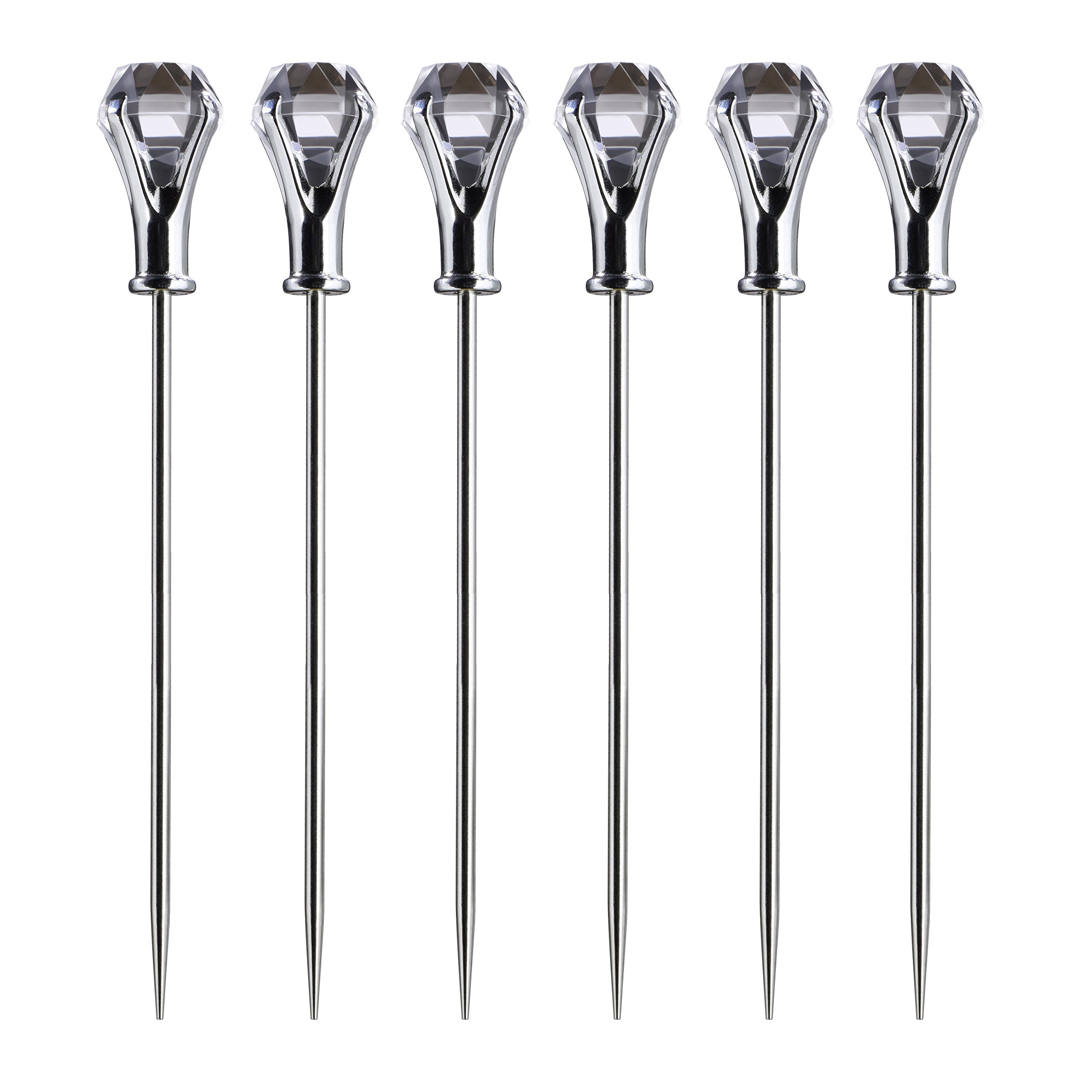 PRODYNE DM-6 DIAMOND HEAD MARTINI PICKS ACRYLIC AND AND STAI