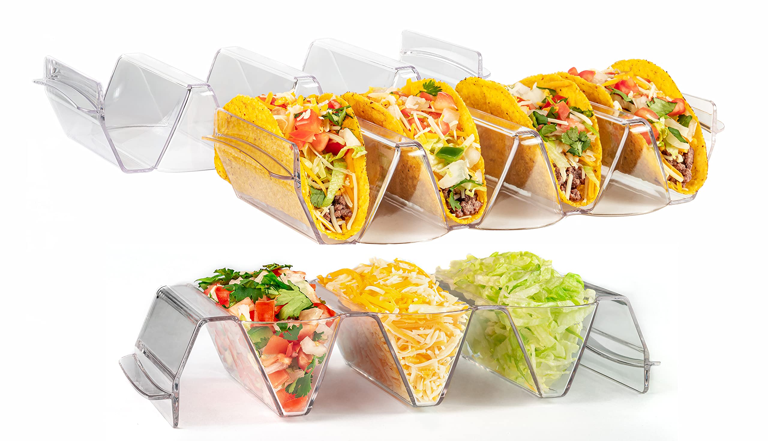 PRODYNE TT-4 ITS TACO TIME PREP AND SERVE TACO BAR SET OF 3